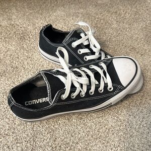 Converse Black and White Canvas Sneakers